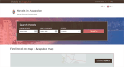 Desktop Screenshot of hotelsinacapulco.net