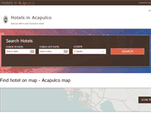 Tablet Screenshot of hotelsinacapulco.net